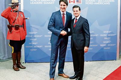 Peña Nieto y Trudeau apuestan a reforzar lazos