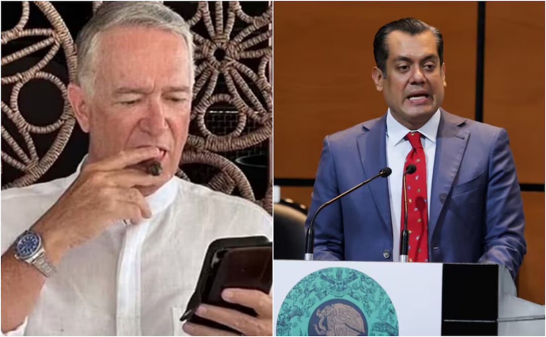 Salinas Pliego reaccionó a la polémica de Sergio Gutiérrez por boletos a una fiesta VIP de la F1. Foto: Redes sociales / Carlos Mejía, EL UNIVERSAL