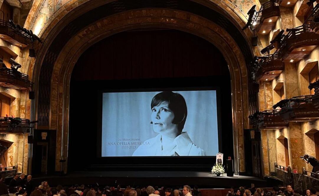 La fallecida actriz Ana Ofelia Murguía recibió un homenaje a su trayectoria en cine, teatro y televisión. Foto: Vía red social X del Instituto Nacional de Bellas Artes.