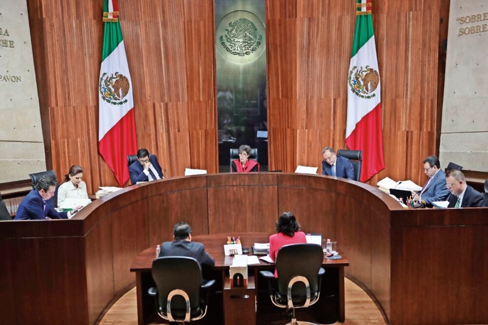 Por unanimidad, los siete magistrados del TEPJF consideraron que resulta constitucionalmente inadmisible el uso que el PAN dio a las pautas electorales. (IVÁN STEPHENS. EL UNIVERSAL)