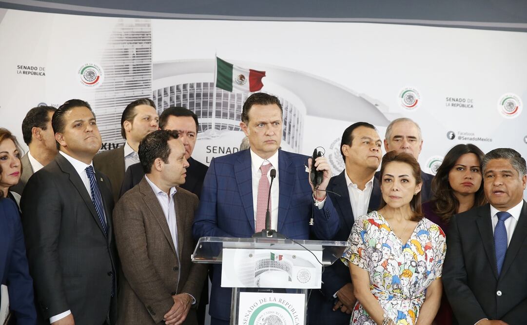 Senadores de oposición. Foto: Archivo