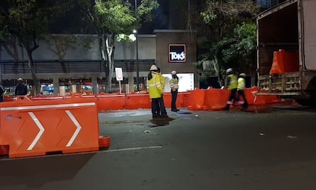 Suspenden trabajos en L3 del Metrobús por inconformidades vecinales