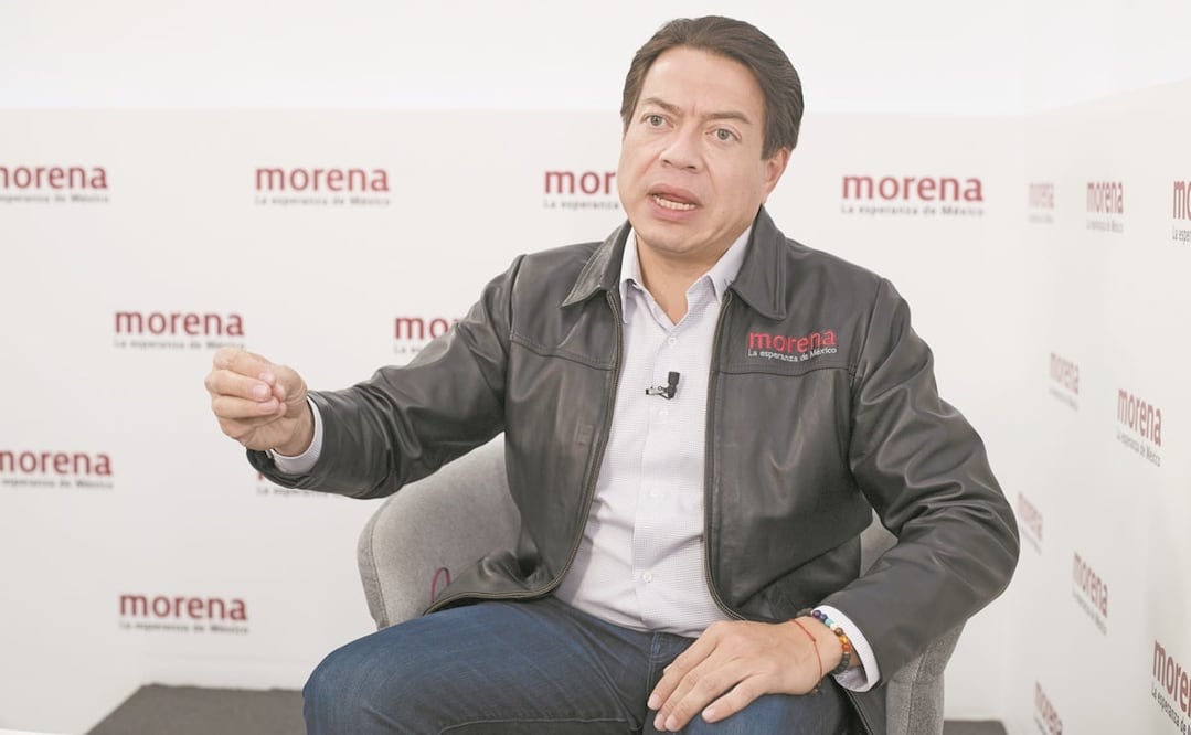 Mario Delgado, presidente nacional de Morena. Foto: GERMÁN ESPINOSA. EL UNIVERSAL