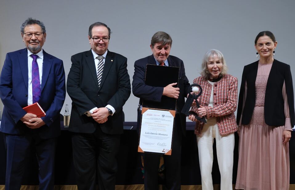 Luis García Montero, ganador del Premio Carlos Fuentes.
Foto: EL UNIVERSAL / Fernanda Rojas