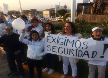 Protestan contra feminicidios en Naucalpan