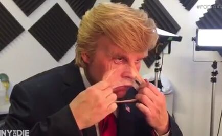 Johnny Depp “se quita” el rostro de Donald Trump