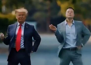 Juntos hasta en el baile: Trump y Musk le sacan brillo a la pista en video creado con IA