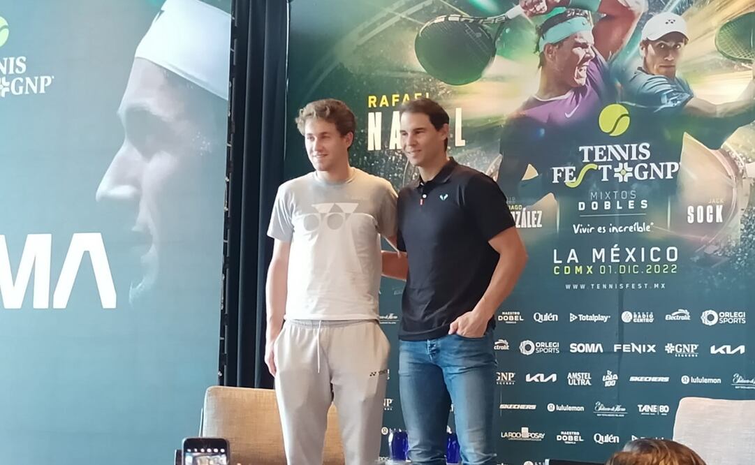 Nadal y Ruud jugarán en la CDMX / FOTO: ARTURO SANGUINO - EL UNIVERSAL