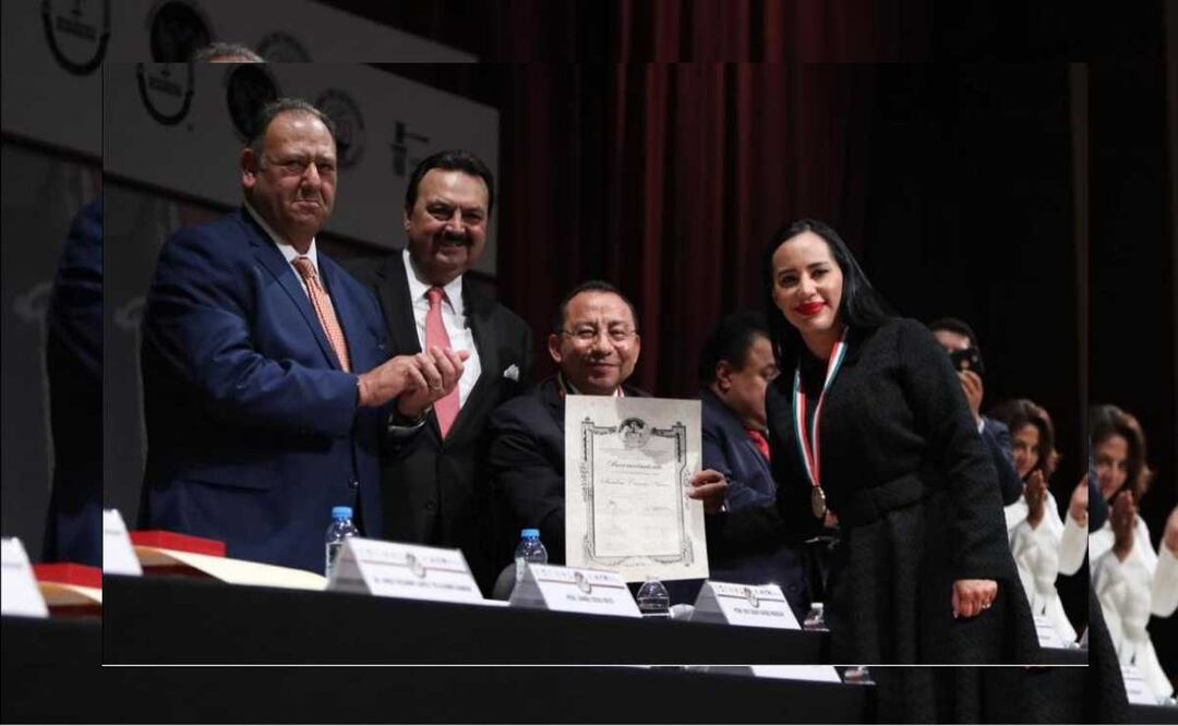 Juan Carlos Sánchez Magallán, presidente del Comité Rector del Día del Abogado, expuso que el Estado de Derecho es la base fundamental de cualquier sociedad que se precie de ser democrática. Foto: Especial