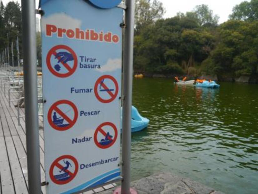 Cuando se iba a pescar al lago de Chapultepec