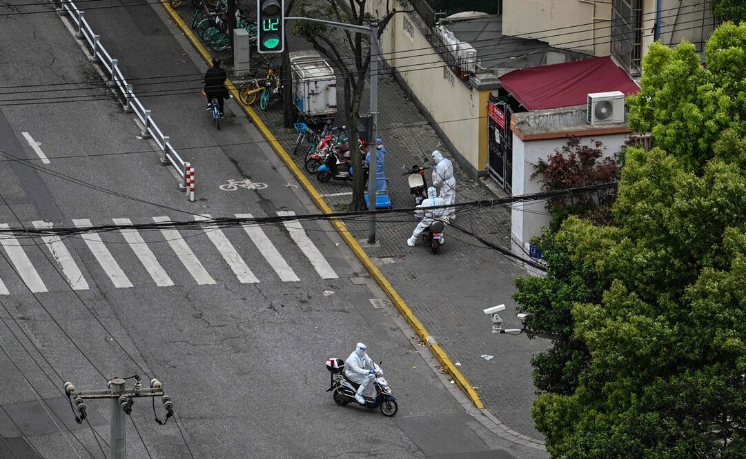 Esta ciudad es el centro de un nuevo brote de Covid-19 que desafía la estricta política "cero Covid". Foto: AFP
