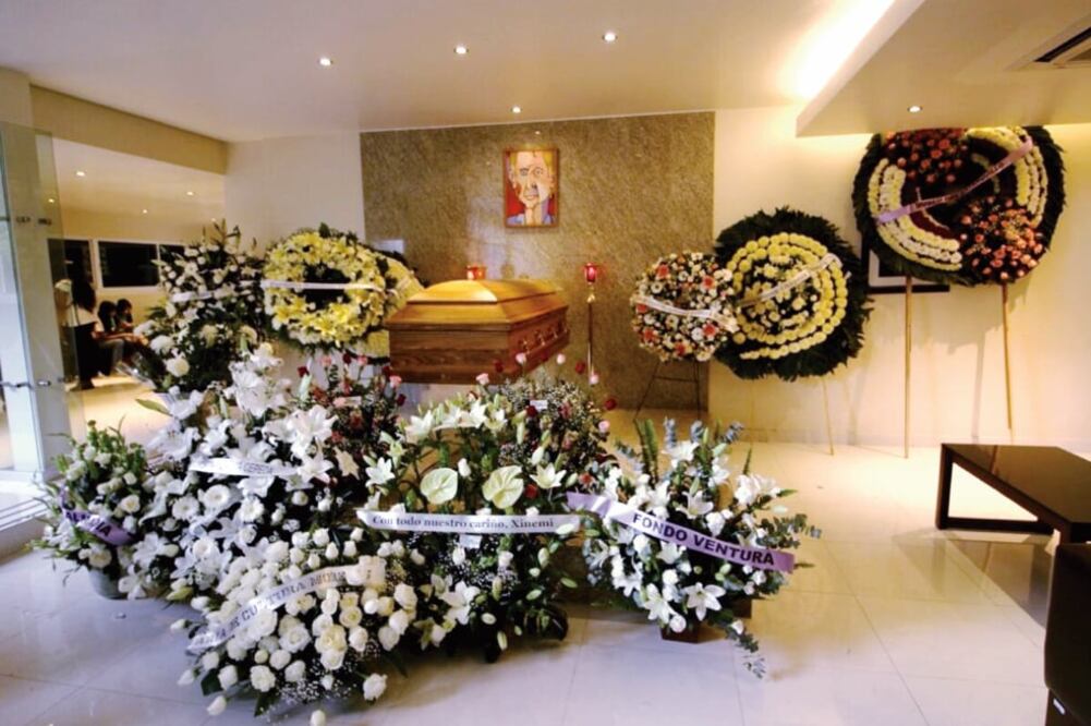La capilla en la funeraria Gayosso de Sullivan estará abierta a toda la gente que quiera despedirse del caricaturista (SERGIO PAREDES/ OBTURADORMX)