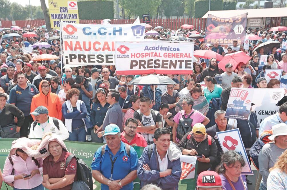Esperan diálogo. El STUNAM espera dialogar con diputados sobre su preocupación por el respeto a la autonomía universitaria. Foto: ARIEL OJEDA. EL UNIVERSAL