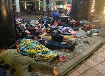 Nueva caravana de migrantes parte de Tapachula, Chiapas