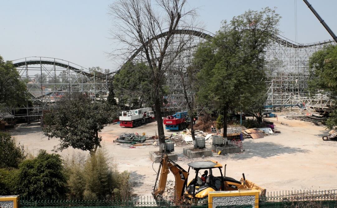La montaña rusa fue el principal atractivo de La Feria de Chapultepec. Foto: Juan Boites / EL UNIVERSAL 