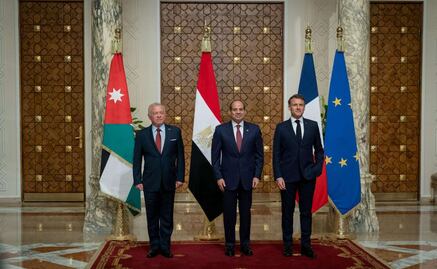 Gaza debe ser gobernada por la Autoridad Palestina: Francia, Egipto y Jordania; Macron apoya plan de reconstrucción