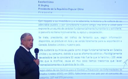 Esta es la carta íntegra de AMLO al presidente de China para que pare el tráfico de fentanilo