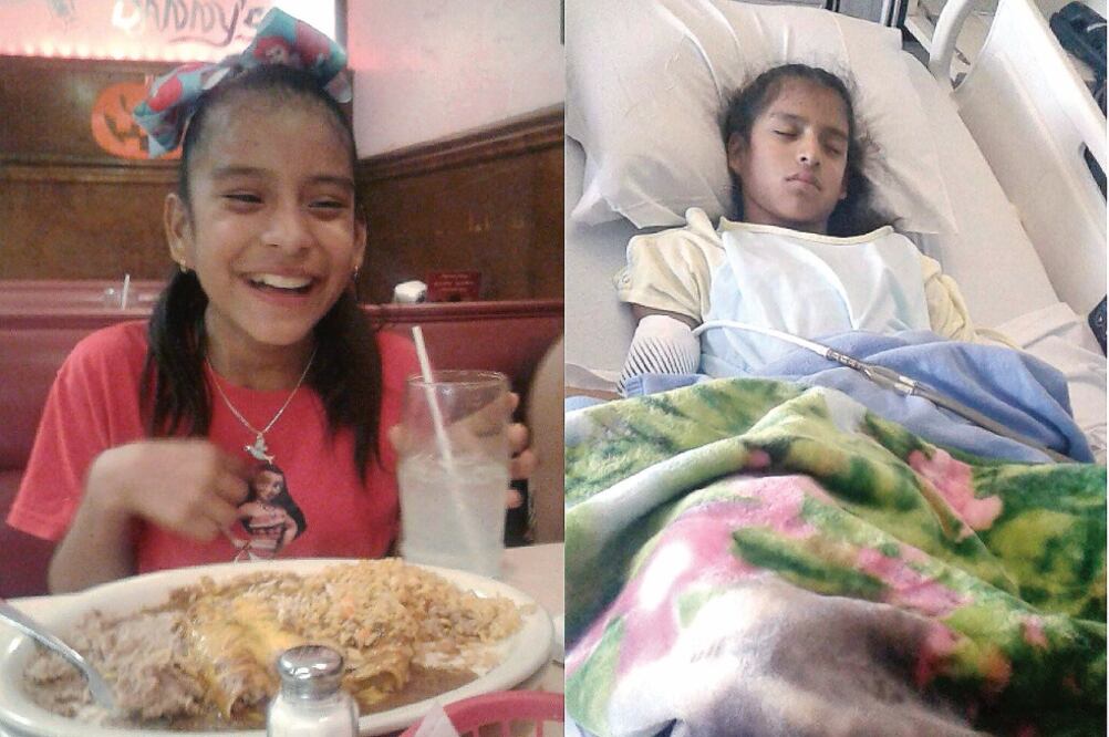 Rosa María vive en Estados Unidos desde que tenía tres meses. Su madre es indocumentada, pero su padre, César Hernández, cuenta con una visa humanitaria y las autoridades se la entregaron en calidad de guardián. (CORTESÍA DE FELIPA DELACRUZ)