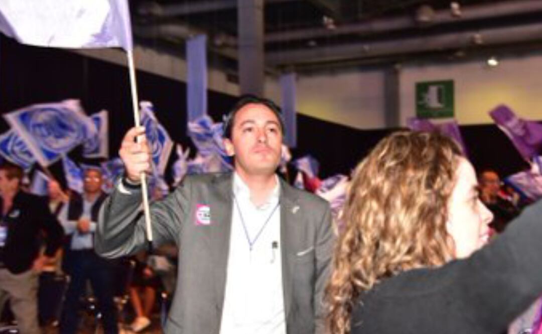 Andrés Atayde, presidente del PAN CDMX. Foto: Twitter @luisag_urena