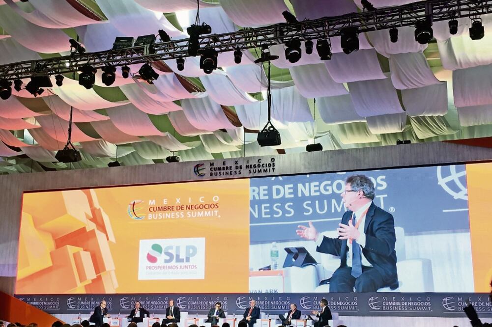 Ayer se inauguró la 15 edición México Cumbre de Negocios, en San Luis Potosí. ()MIGUEL PALLARES. EL UNIVERSAL