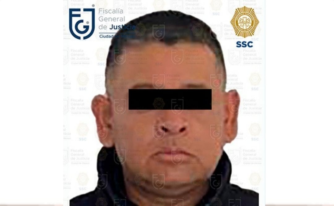 Gustavo “N”, un celador que fue sorprendido el fin de semana pasado cuando intentó ingresar al Reclusorio Oriente, celulares y mariguana. Foto: Especial