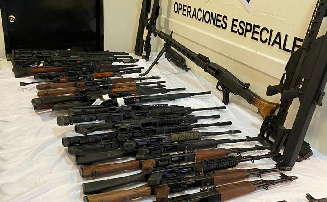 Decomisan cargamento de 54 rifles y más de 28 mil 800 cartuchos en Tamaulipas 