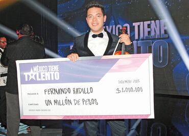El violín hizo ganador a Fernando Badillo en tv