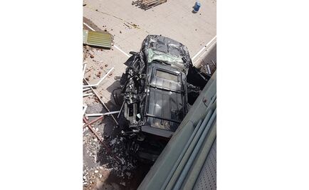 Encuentran camioneta de dueña del Rébsamen tras retirar escombros