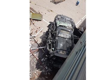 Encuentran camioneta de dueña del Rébsamen tras retirar escombros