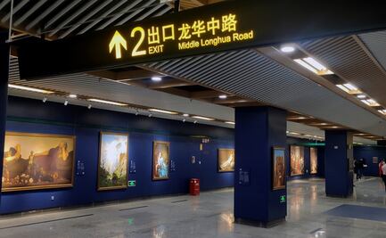 Obras representativas del Museo del Prado llegan al metro de Shanghái