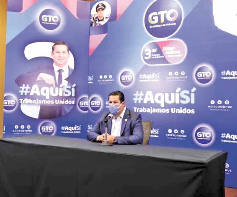 Diego Sinhue Rodríguez Vallejo destacó la colaboración con el gobierno federal en la lucha contra los criminales. Foto: ESPECIAL