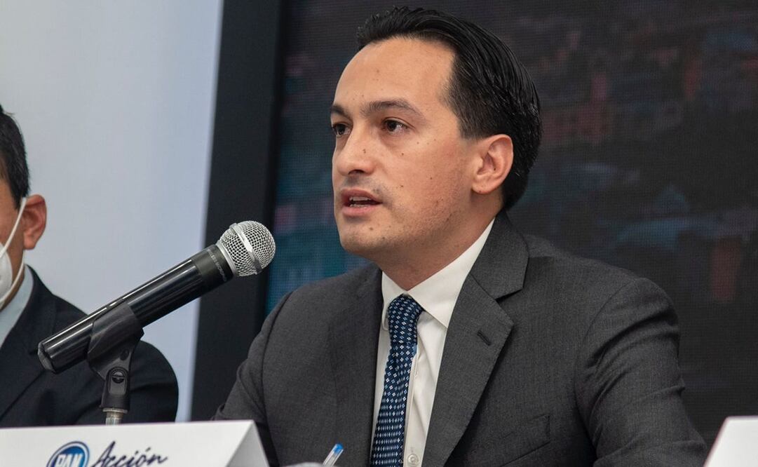 Andrés Atayde Rubiolo, presidente del PAN capitalino. Foto: Especial 