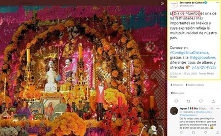 Secretaría de Cultura manda mensaje de Día de Muertos en Navidad; se burlan en redes sociales