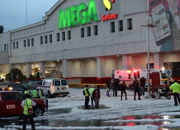 Desplome de techo de Soriana en Mixcoac deja una persona lesionada y 200 personas desalojadas