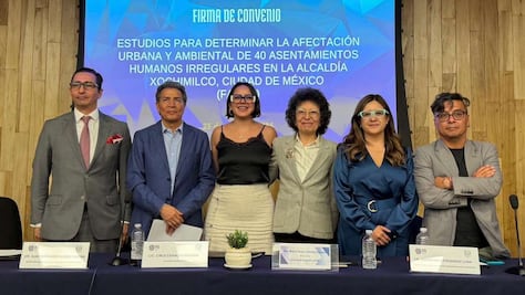 Alcaldía Xochimilco y UNAM firman convenio sobre estudios de afectación urbana; buscan mejorar condiciones de vida de la población