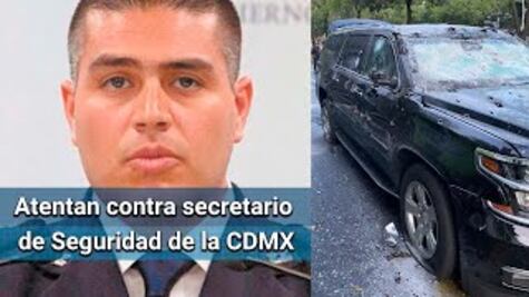 Sufre atentado secretario de Seguridad de CDMX, Omar García Harfuch: Sheinbaum