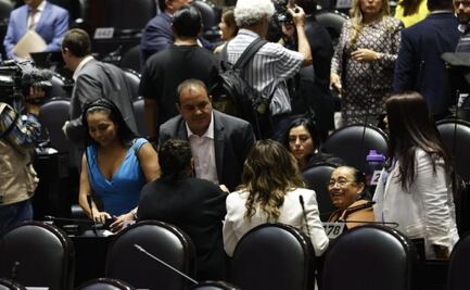 Diputadas de Morena arropan a Cuauhtémoc Blanco previo a votación sobre desafuero; “No estás solo”, expresan