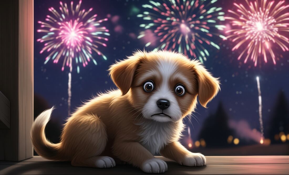 Estos son algunos métodos para mantener tranquilo a tu amigo peludo. Imagen: IA Gemini