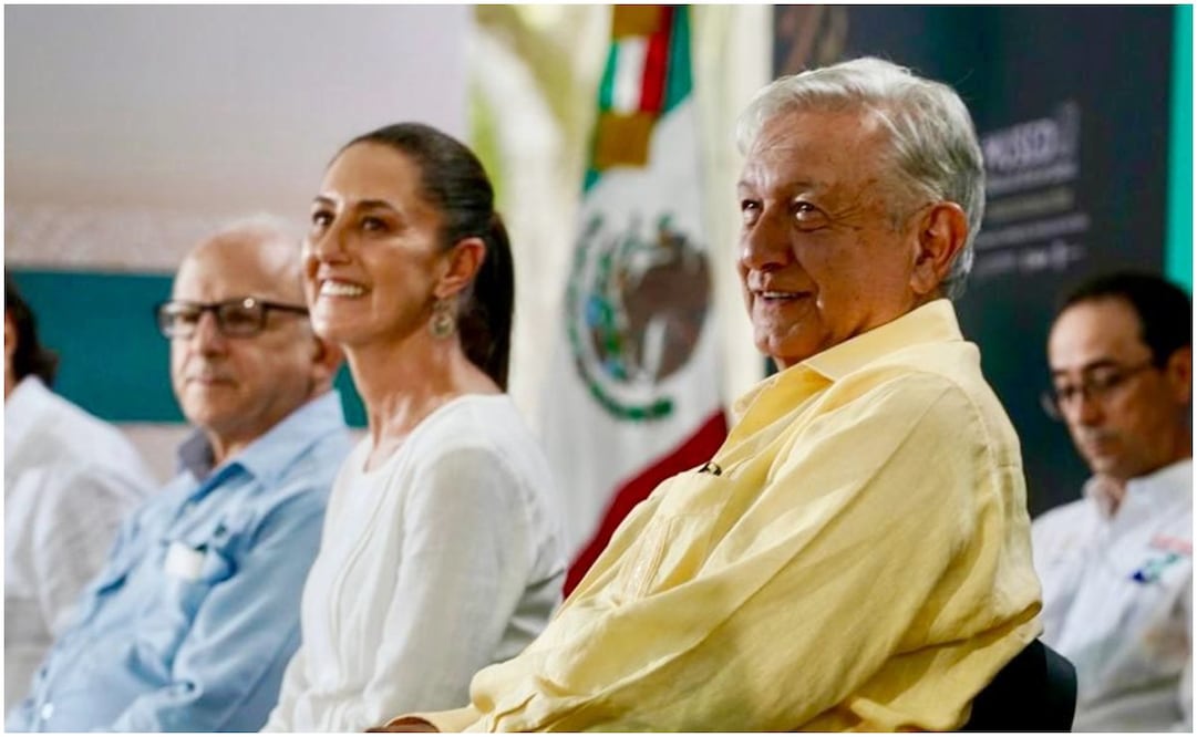 Andrés Manuel López Obrador y Claudia Sheinbaum. Foto: Especial
