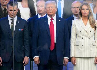 Trump da comienzo a un gran desfile militar en Washington; protestan en otros estados de EU