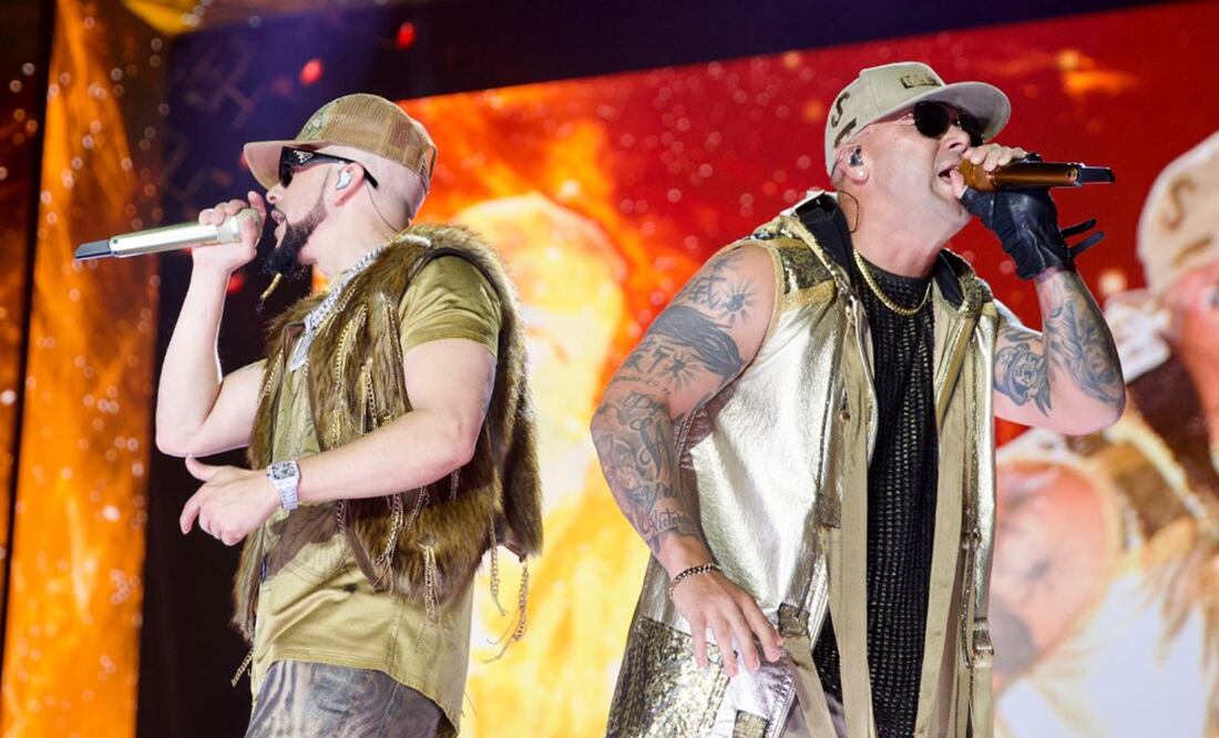 Wisin y Yandel llenaron de reggaetón y nostalgia el Foro Sol de la Ciudad de México. Foto: Germán Espinosa/EL UNIVERSAL.