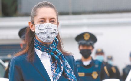 Pide Sheinbaum a policías "apretar más" para disminuir delitos en el transporte público