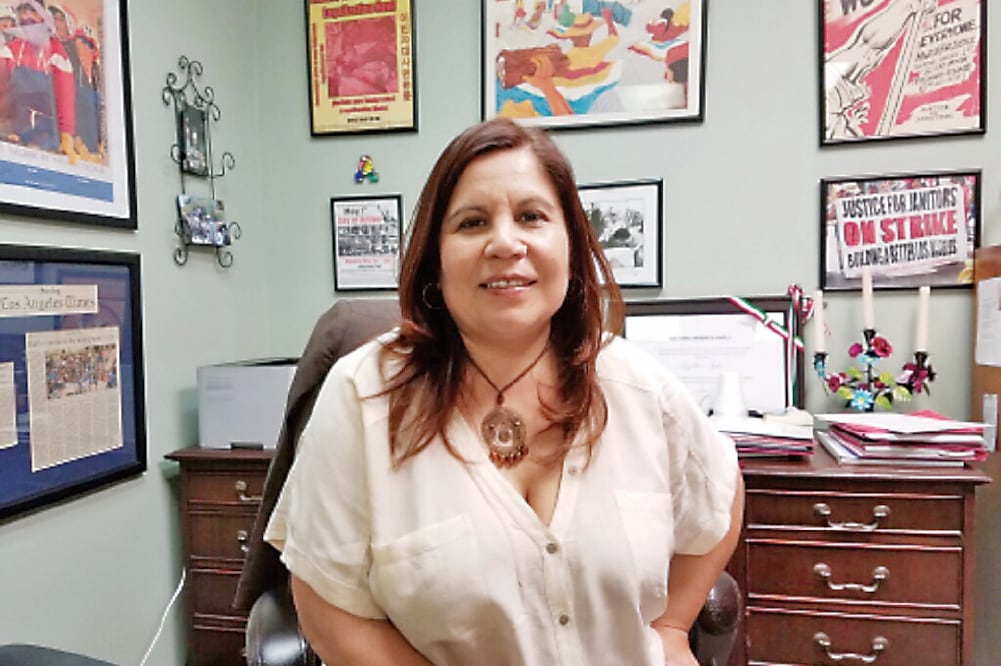 Angélica Salas Directora de la Coalición por los Derechos Humanos de los Inmigrantes de Los Ángeles (INDER BUGARIN. EL UNIVERSAL)