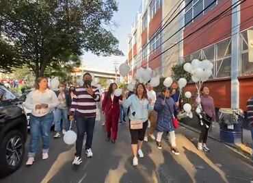 Caso Abner. Con caminata pacífica se manifiestan contra el regreso a clases en el Colegio Williams