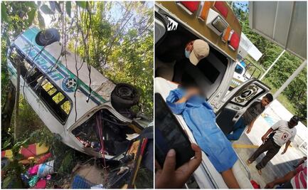 Tres muertos y 20 heridos deja accidente de Urvan con turistas en Chiapas