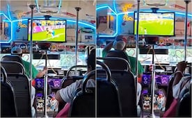 Chofer mexicano “burla” a la FIFA y pone los partidos de la Copa del Mundo en su autobús