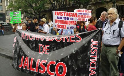 Ahorradores de Ficrea protestan frente a la SCJN