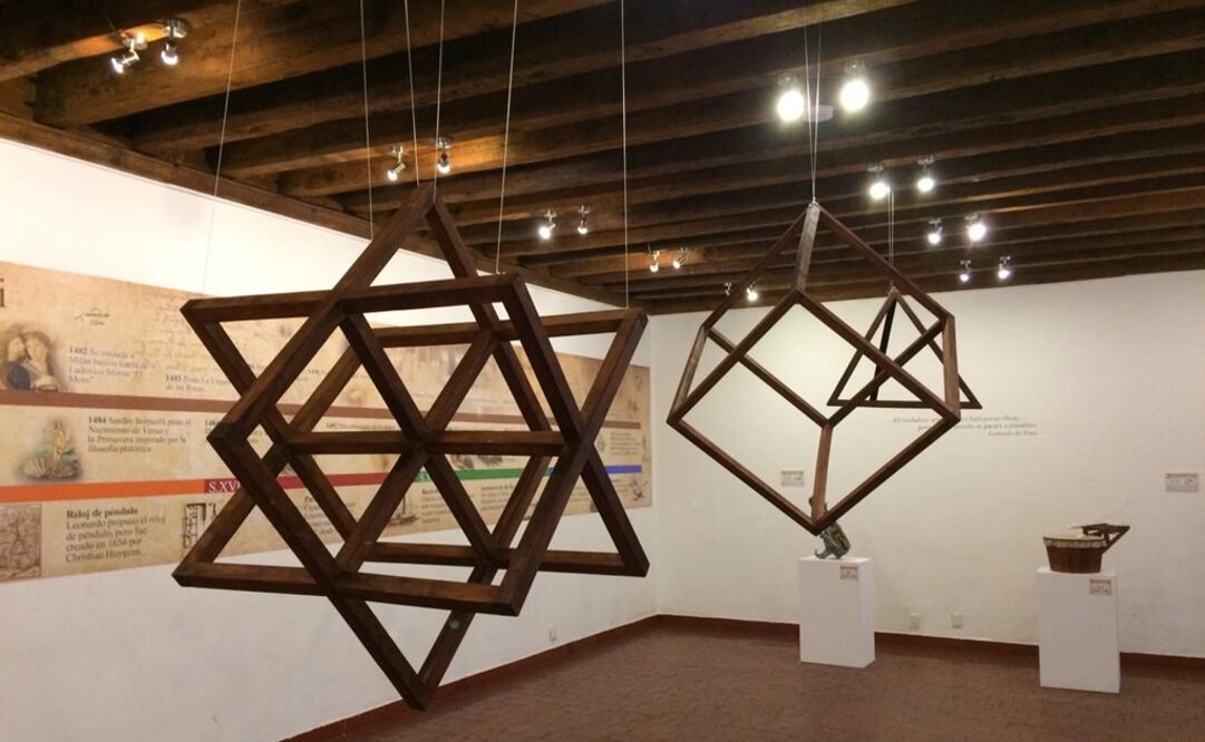 La exposición "Los inventos de Leonardo Da Vinci" ofrece un recorrido por los principales artefactos diseñados por el genio renacentista. Foto: Leonardo Domínguez / EL UNIVERSAL