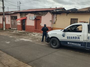 Afectaciones menores tras sismo de 6.1 en Michoacán; Coalcomán y Chinicuila reportan daños