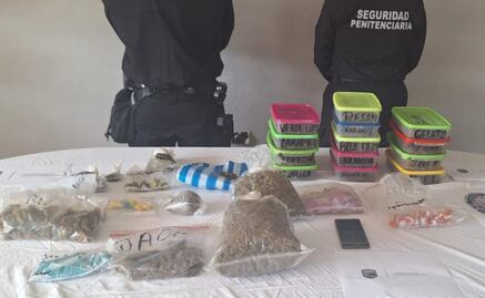 Encuentran marihuana y aparatos de telefonía móvil en penal de Morelos; material asegurado fue puesto ante autoridades